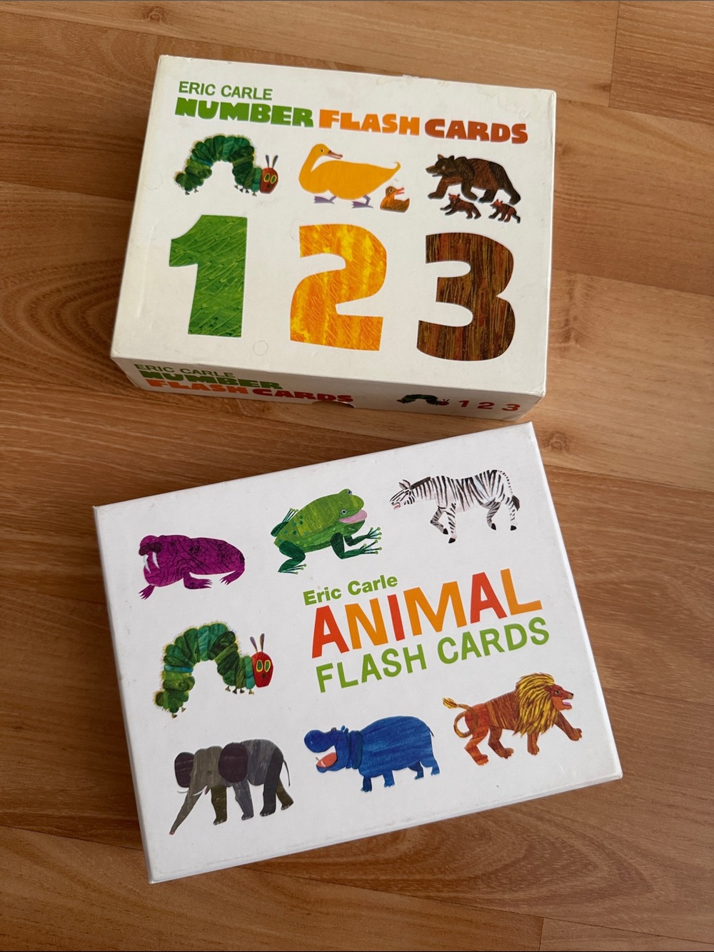 Number & Animal Flash Cards Set - White